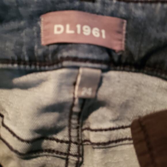 DL1961 Released Hem Skinny Jeans High Waist - 24 - Picture 5 of 6